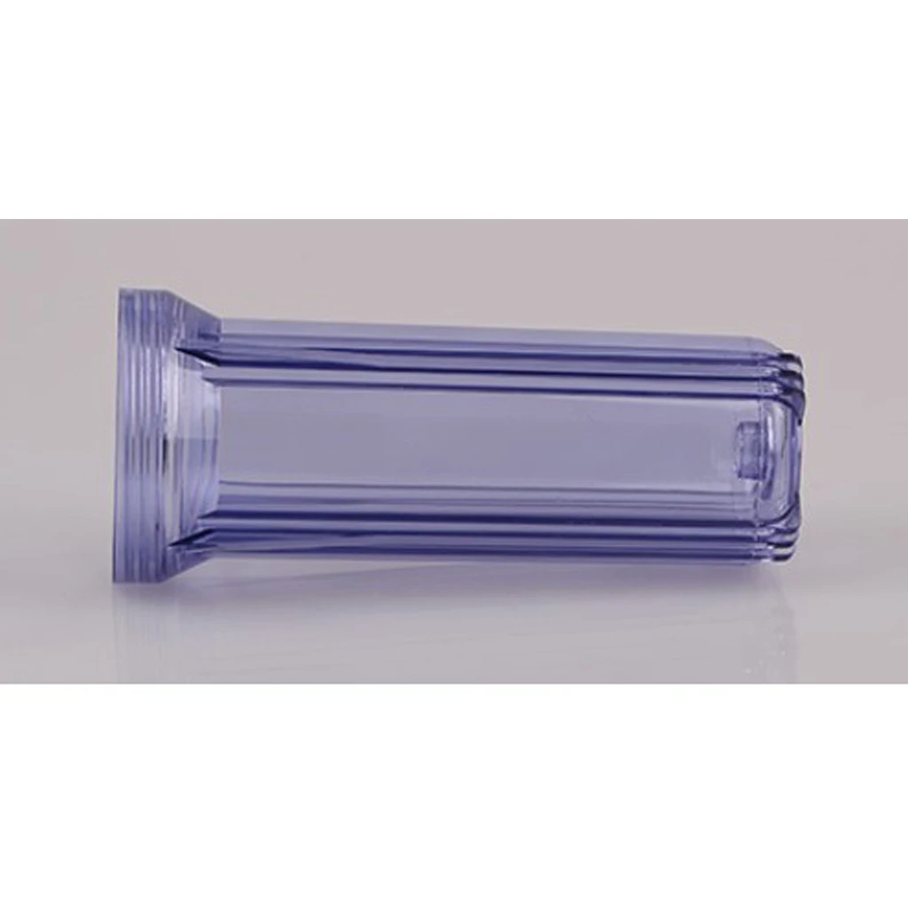 Water Filter Parts Transparent Purifier Bottle with Spiral Seal for Faucet and Tank Water Filtration