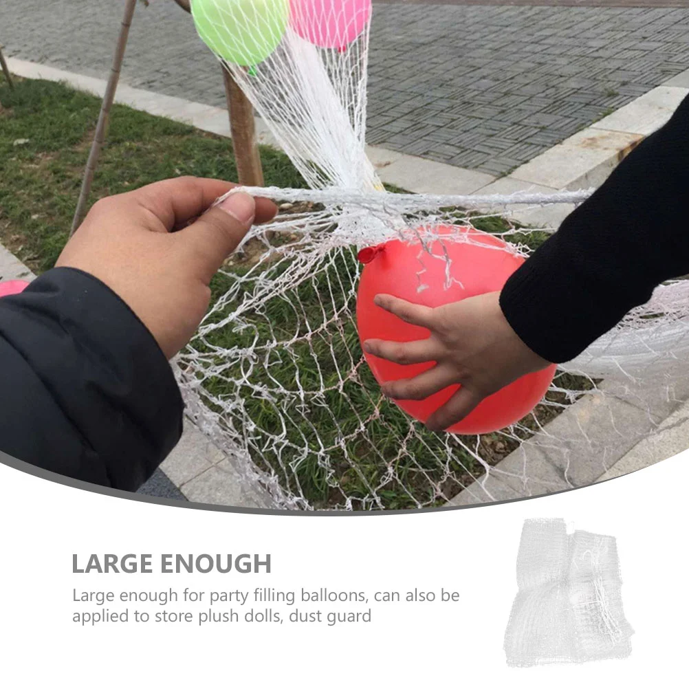 Goccia di rete per rilascio di palloncini per sacchetti di rete per laurea Sacchetti di plastica Trasporto riutilizzabili