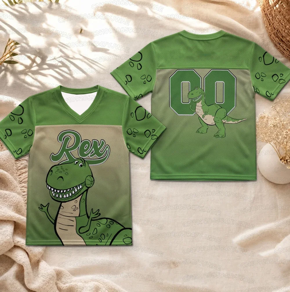 Sommer Herren Damen Kurzarm Cartoon Gabel Jersey T-Shirt Cosplay Casual Kinder Jungen Mädchen T-Shirt Oberteile – Detail 6