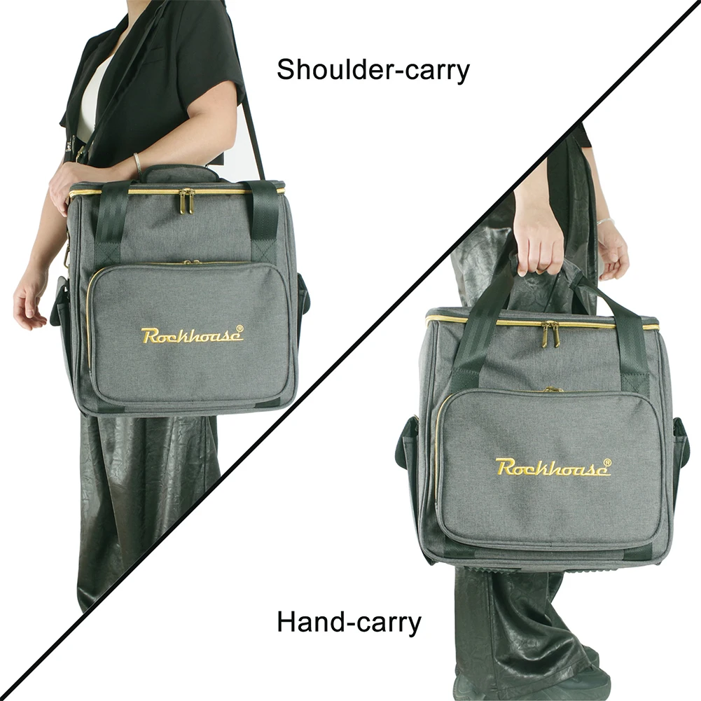 

Сумка для виниловых пластинок 12 дюймов, портативный водонепроницаемый чехол для хранения, внешняя переносная сумка-кейс для пластинок, наплечная сумка для музыки