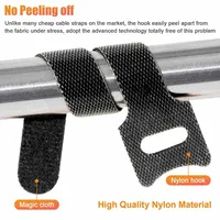 50PCS Cable Organizer Cable Management Cable Winder Tape Protector for wire Ties Reusable Phone Accessories organizador cables