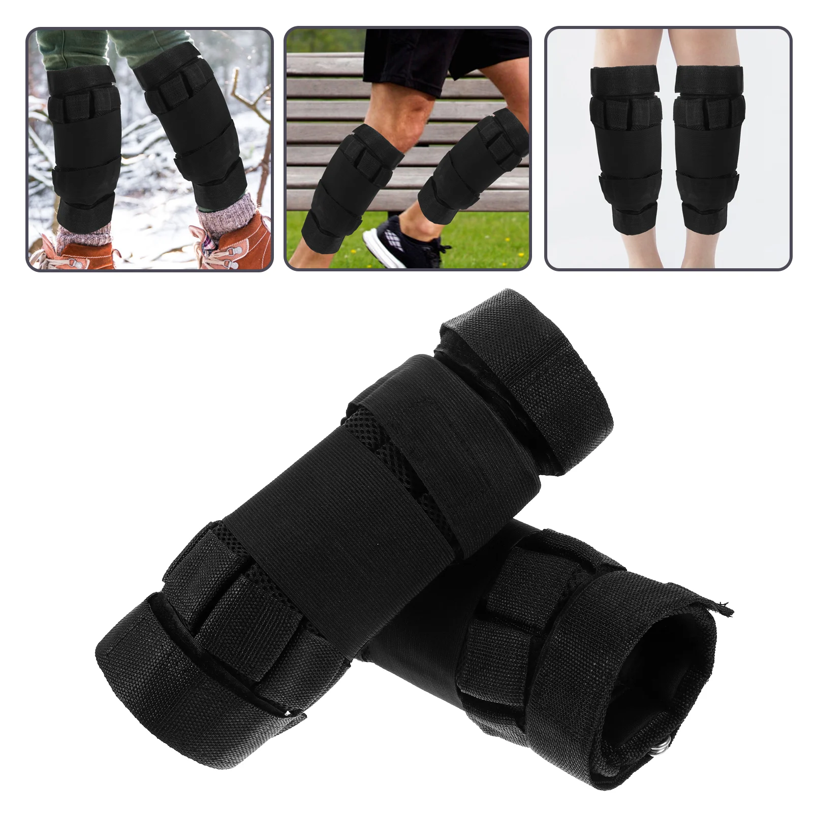 

2 Pcs Tank Tops Running Weight Leggings Training Cover Ankle Weights Adjustable Reusable Black Walking Child