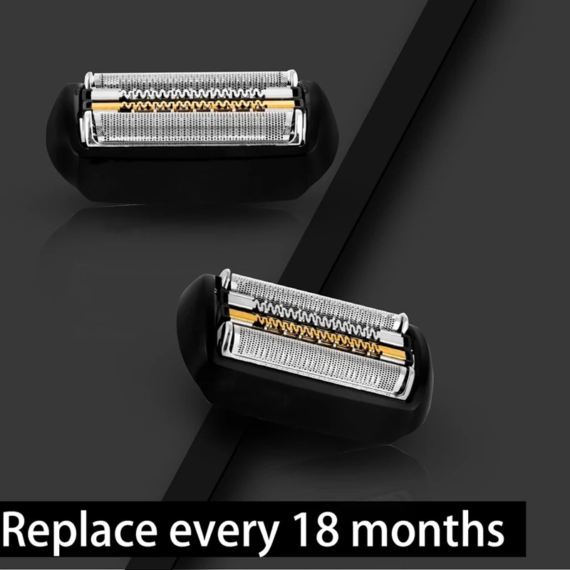 Folia i głowica tnąca 92B do golarki seria Braun 9 S9 9030S 9040S 9050Cc 9070Cc 9075Cc 9095Cc 9095Cc 9090Cc 9093S 9240S Razo łatwy w użyciu