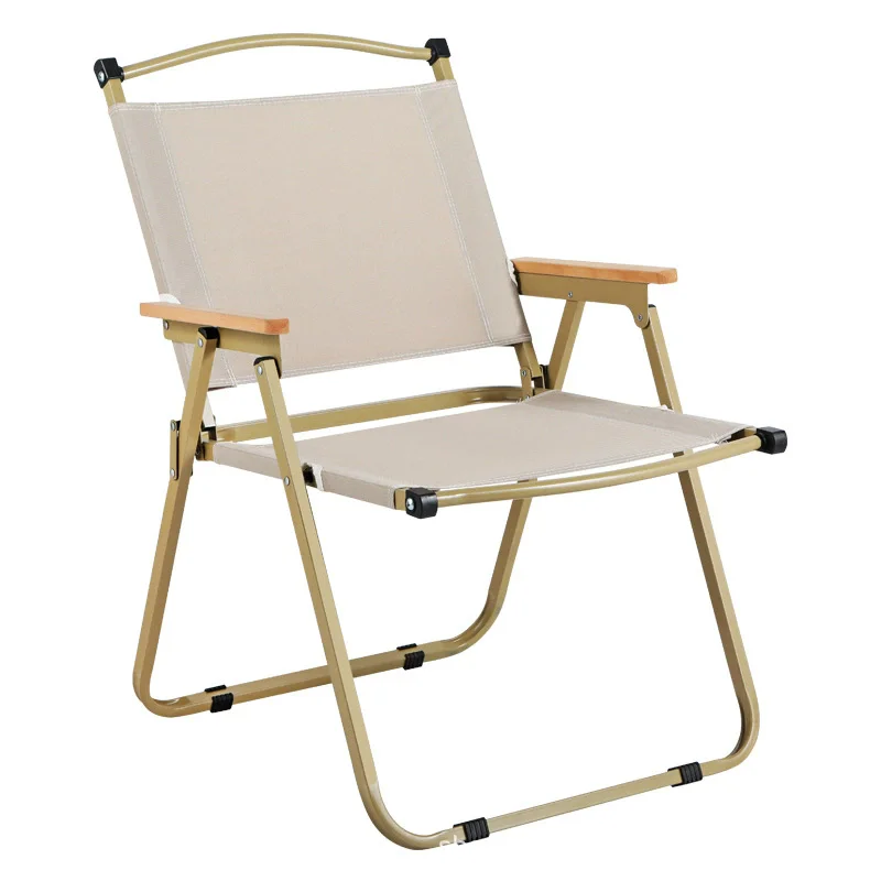 Camping Chair Portable Folding Chair High Load Foldable Travel Wood Chair Outdoor Picnic Relax Fishing Chair