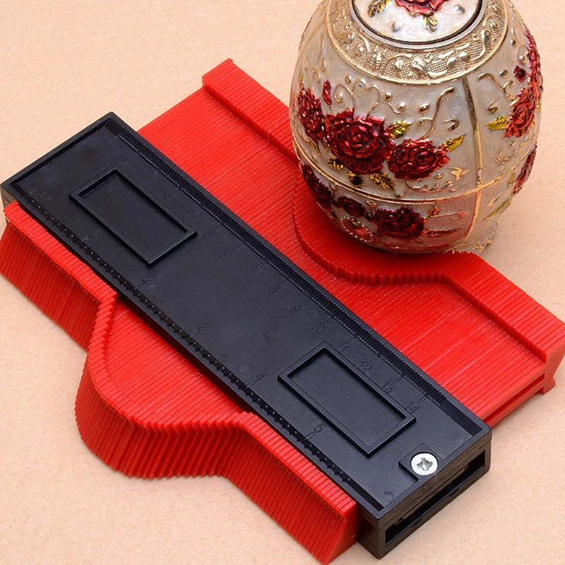 Profile Contour Gauge Line Copier Ruler Cutting Template Construction Woodworking Measuring Instrument Ceramic Tiling Tiles Tool