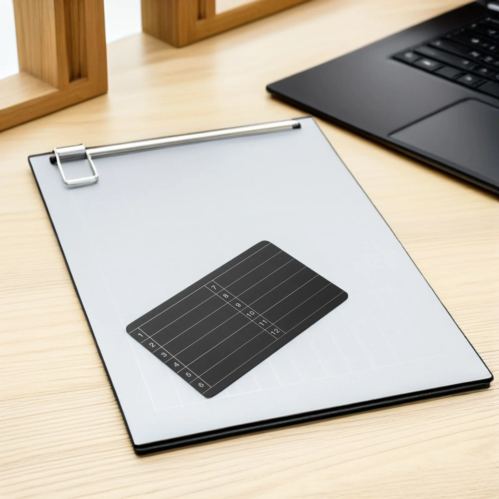 Seed Phrase Backup Plate 24-Word Stainless Steel Fireproof Waterproof Seed Storage Cold Cryptography Storage Plate Hardware