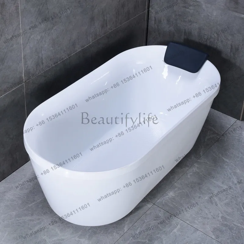 Acrylic small size bathtub independent household small apartment
