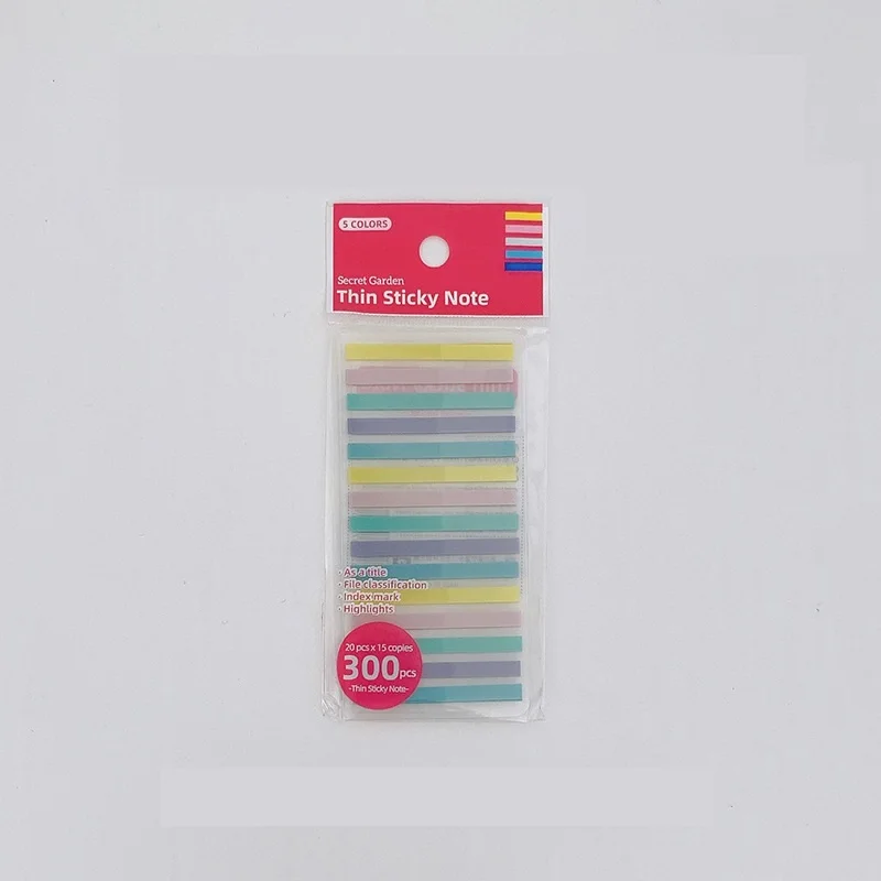 Colorful Transparent Sticky Notes Book Markers Notepads Index Tabs Stickers Memo Pads Student Stationery School Offices Supplies