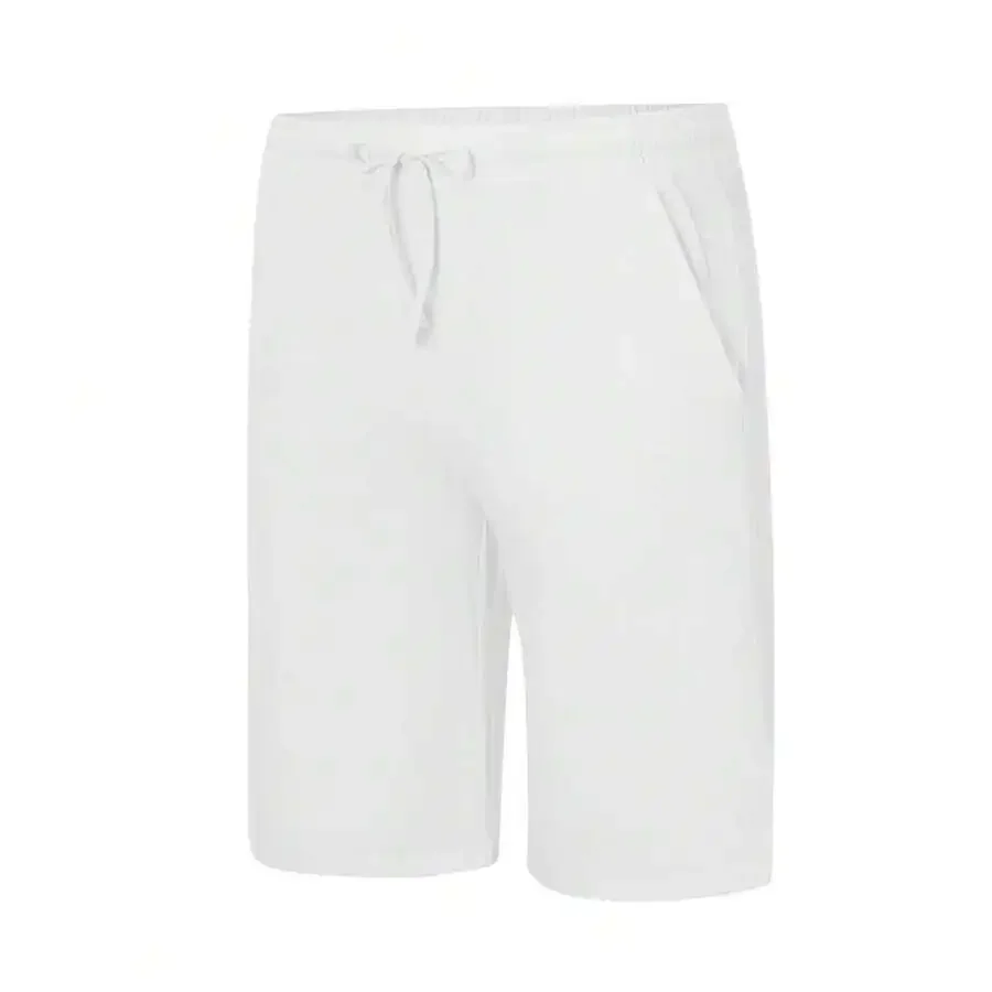 

Men Casual Solid Color Drawstring Shorts With Pockets