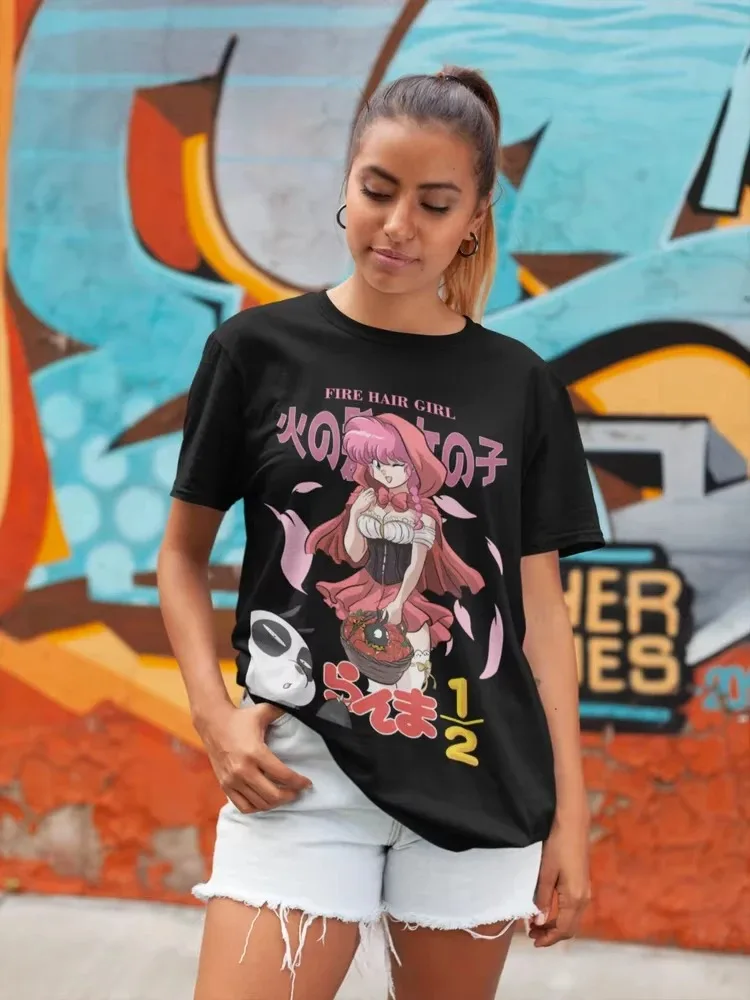 Ranma ½ Summer Hot Sale T-Shirt, Shampoo, Rumiko Takahashi, Cute Funny Anime Tee, One Size Short Sleeve Women And Men T-shirt