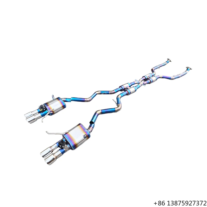 

Титановая выхлопная система с X-образной трубой для E92 M3 4.0L 2007-2013, Catback, Valvtronic, с резонаторами