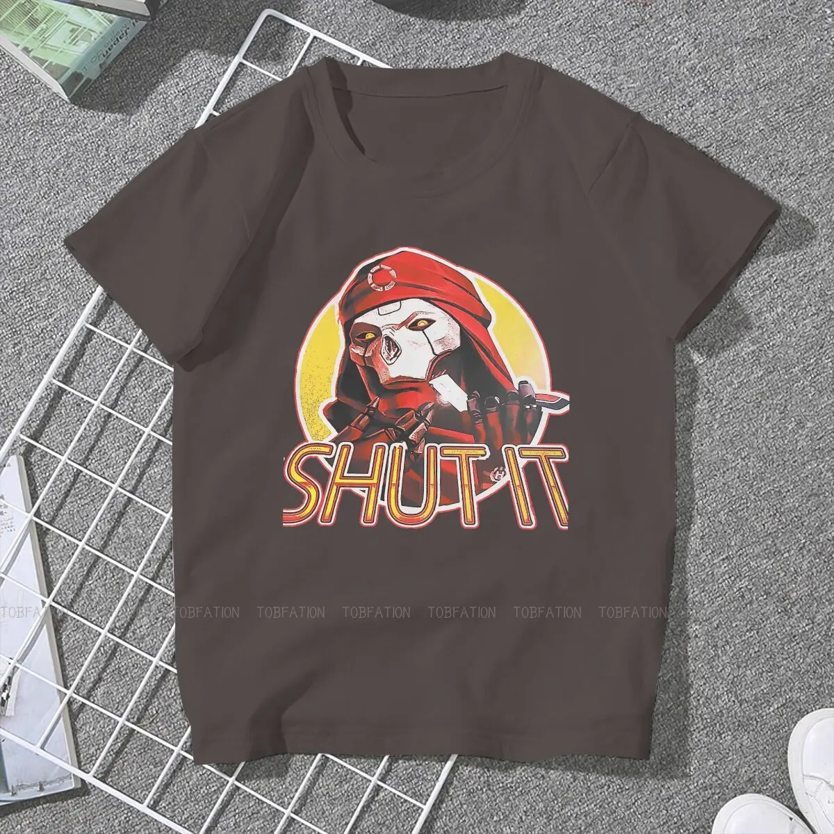 SHUT IT Premium Graphic TShirt  Apex legends Star Warrior Game Streetwear 4XL T Shirt Female Short Sleeve Special Gift Idea