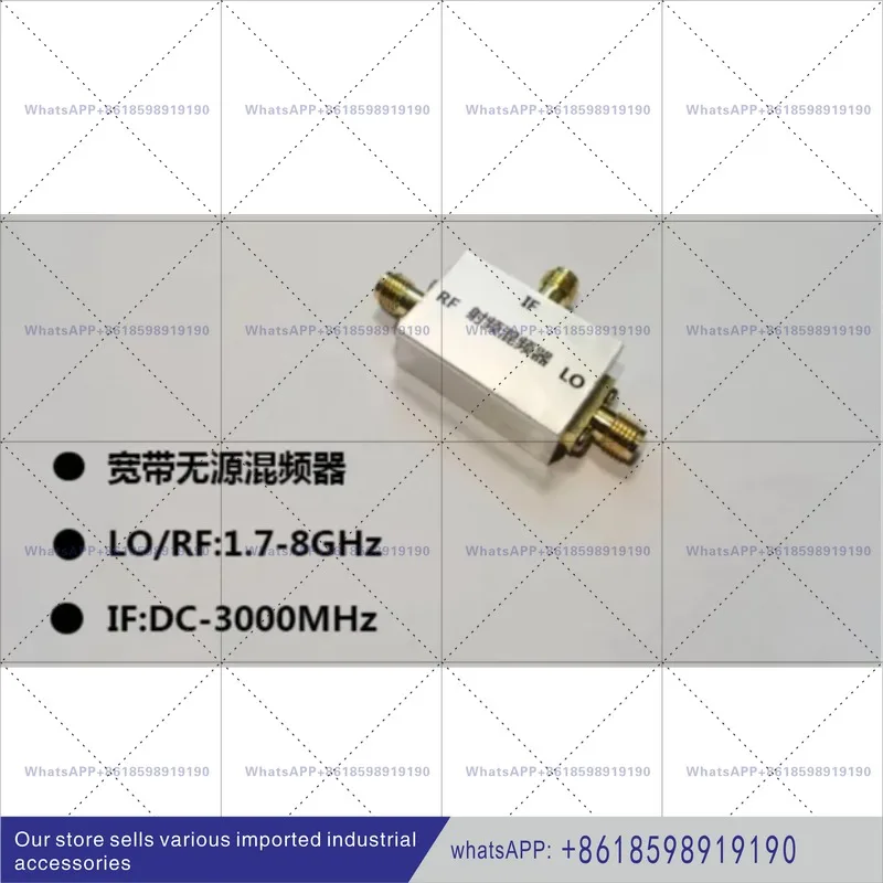 1.7-8 GHz wideband RF mixer, upconverter, downconverter, wideband microwave mixing, spectrum transfer