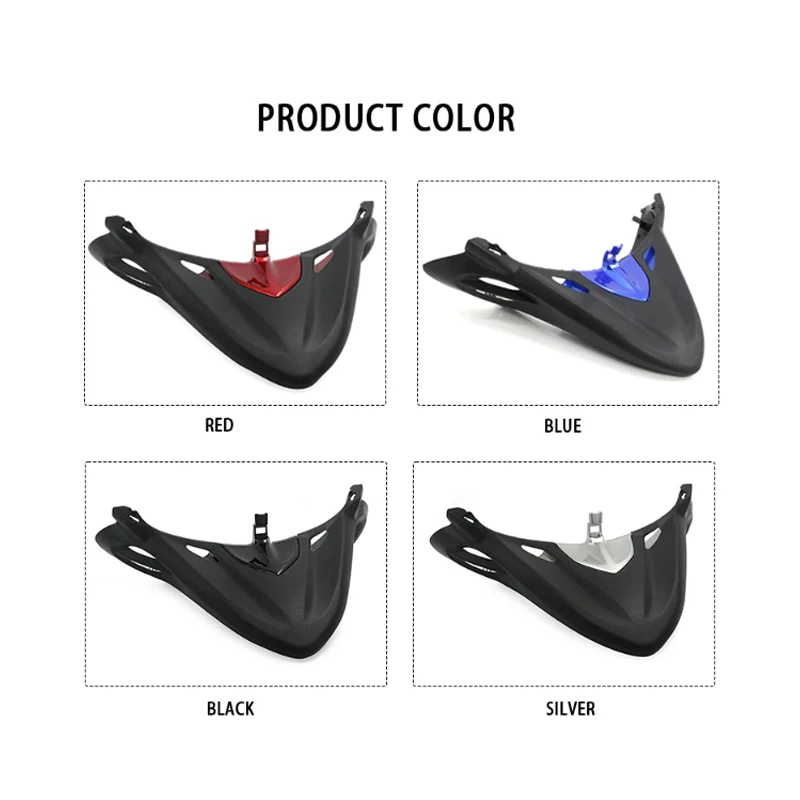 For SUZUKI V-Strom 650 DL650 2012 2013 2014 2015 2016 2017 Motorcycle Beak Nose Cone Extended Front Fender Fairing Winglets