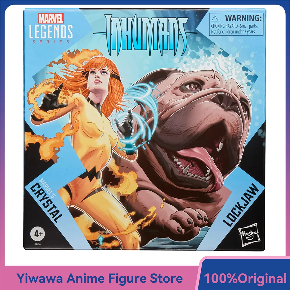 

[In-Stock] Hasbro Marvel Legends Series Crystal and Lockjaw 6-Inch-Scale Collectible Action Figure Model Toy Gifts