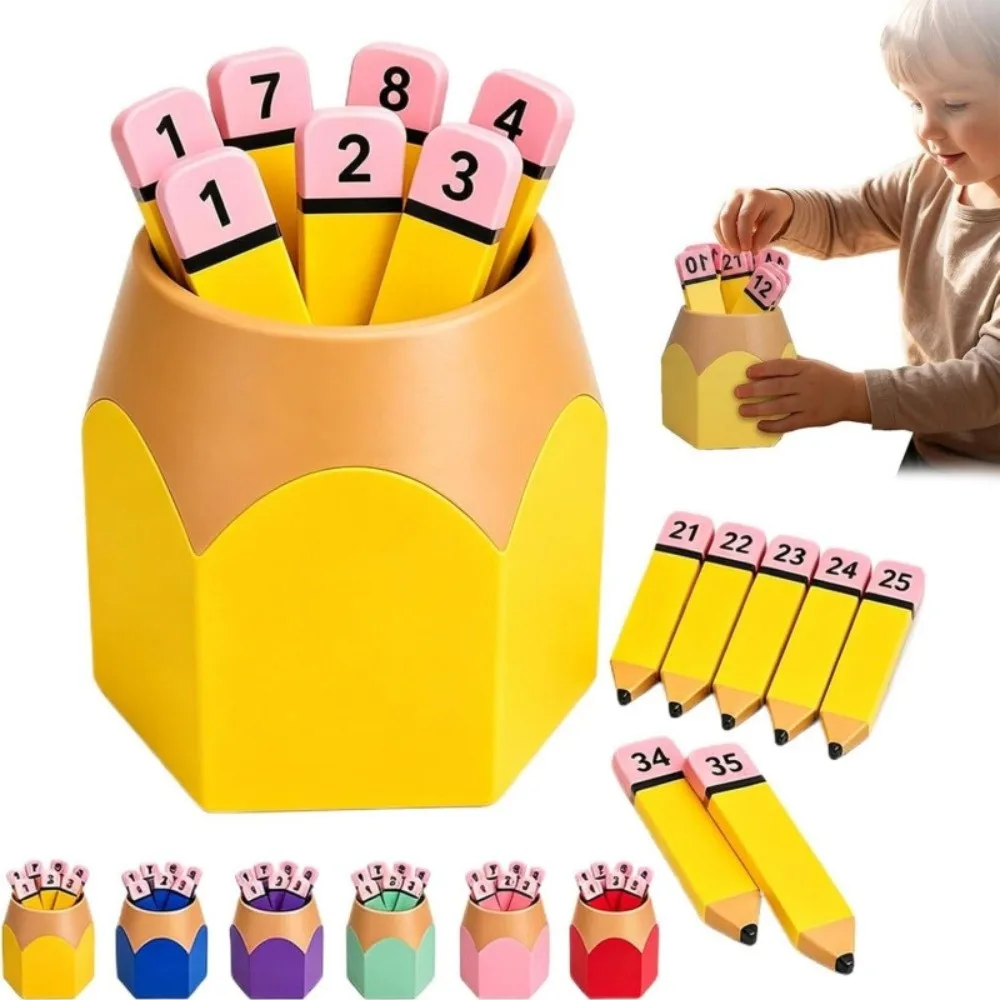 Reusable Counting Board Math Manipulatives Montessori Math Math Teaching Aid Pencil Counting Quantity Count Counting Set