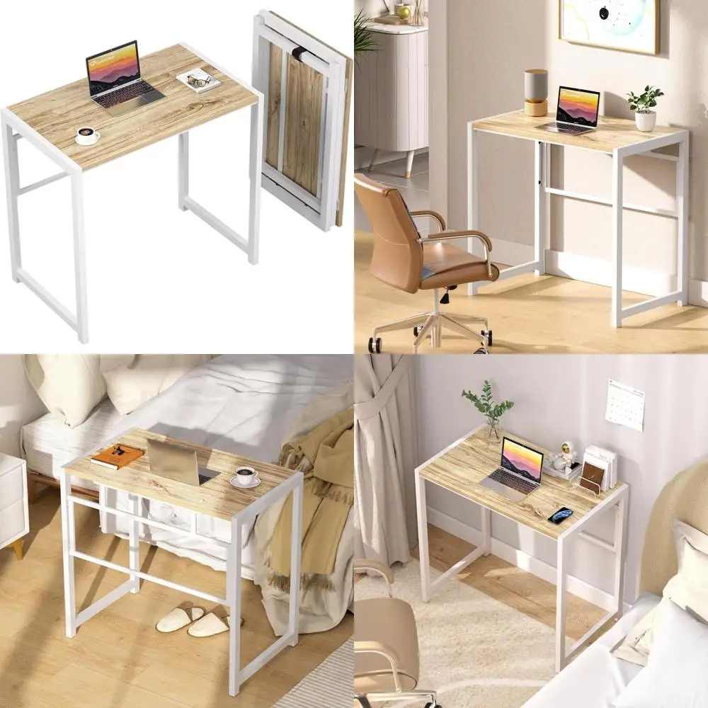 

Компактный складной стол, дуб белый 31,5, компактный стол для домашнего офиса и письма