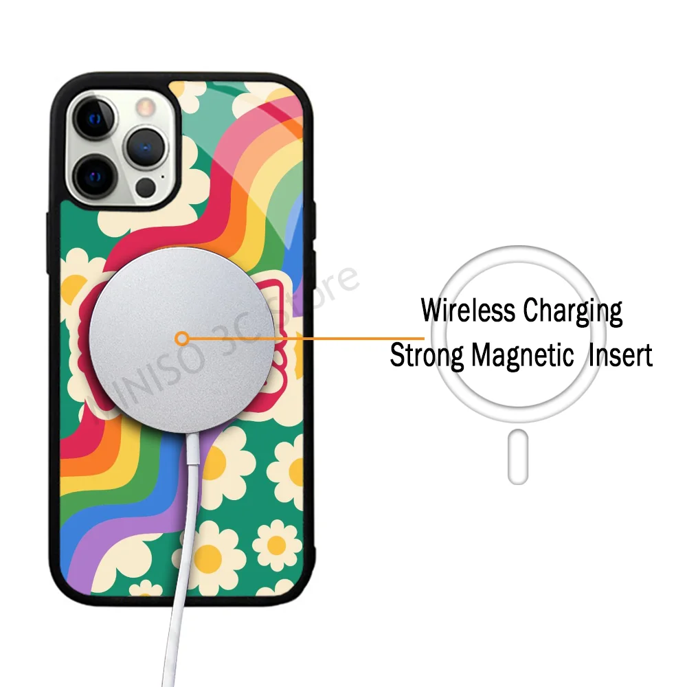 Good Vibes Only Phone Case Strong Magnetic For IPhone 15 14 13 Pro Max 11 12 Mini For Magsafe