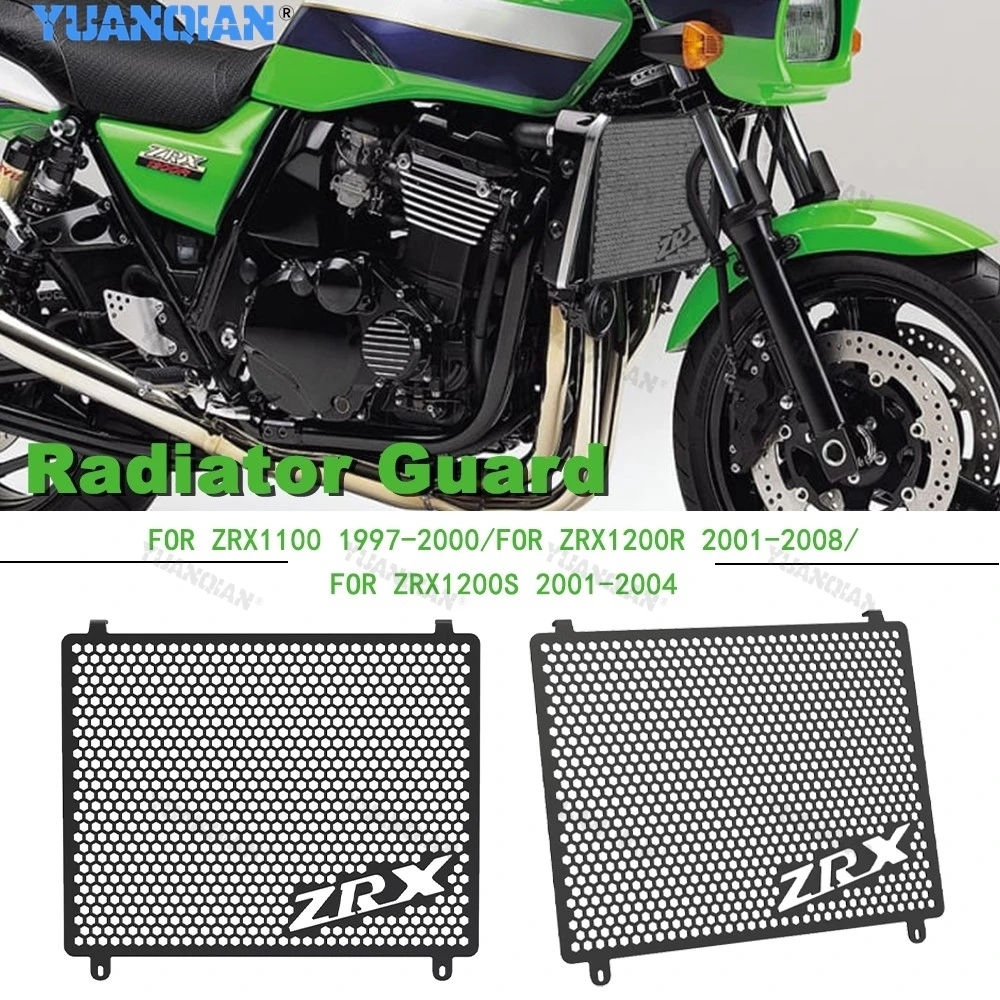 

Для Kawasaki ZRX1200R ZRX1200S ZRX1100 ZRX 1100 S R мотоциклетная решетка радиатора, защитная решетка, сетчатая сетка для крыла