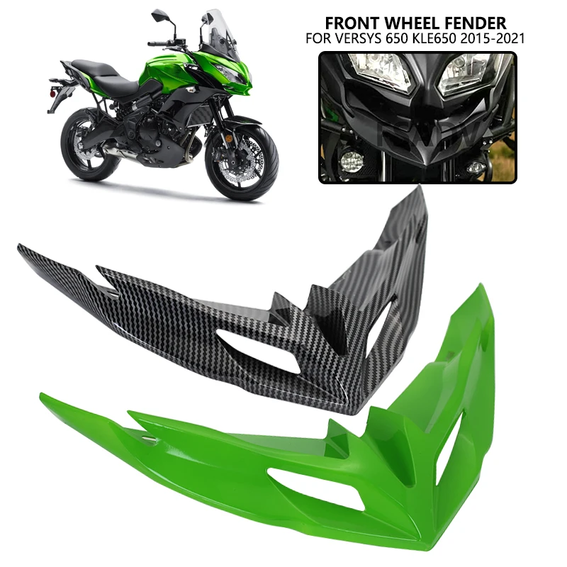 Versys 650 Front Wheel Fender Beak Nose Cover Beak Nose Cone Extension Cover For Kawasaki Versys650 KLE650 LE650E 2015-2021 2020