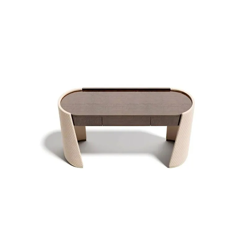 Italian light luxury dresser designer modern simple bedroom solid wood storage dressing table