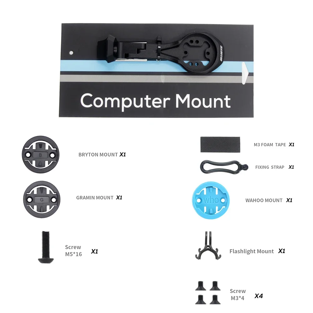 ULLICYC Alloy Angle Adjustable Computer Mount For SL8 Rapide Integrated Handlebar Compatible With Gopro GPS Garmin Bryton Wahoo – Detail 13