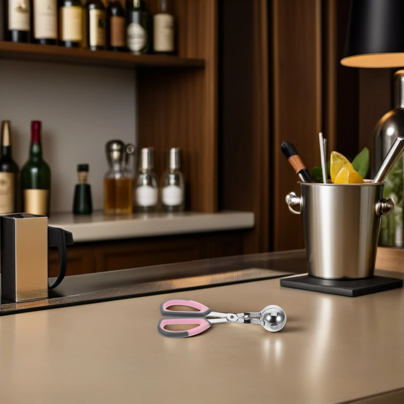 

Compact Stainless Steel Meatball Maker Tool Anti-Slip Handle Kitchen Scoop Manual Baller Shaper Frying Steaming Easy Clean