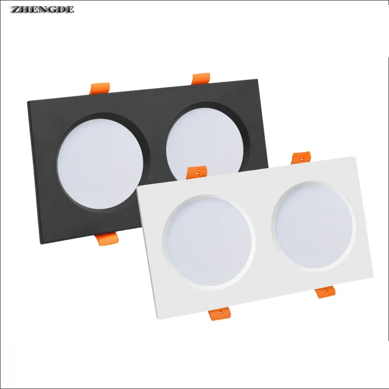 

Квадратный светодиодный потолочный светильник 7 Вт, 12 Вт, 14 Вт, 24 Вт, встроенная точка, алюминиевое освещение, спальня, кухня, внутренний потолочный светильник Ac85-265V