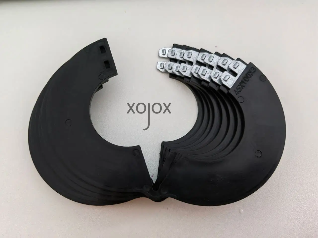 XOJOX 8pcs For Excavaotor Mini Excavator Loader Skid Steer 45mm Excavator Bucket Pin Shim Kit Thickness 3mm Detachable Parts