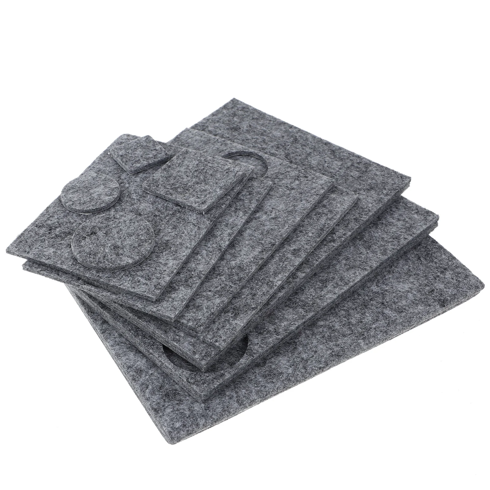 

98 Pcs Furniture Floor Protectors Anti scratch Felt Pads for Table Chair Legs Grey Non slip Stickers Mats Home Office Use