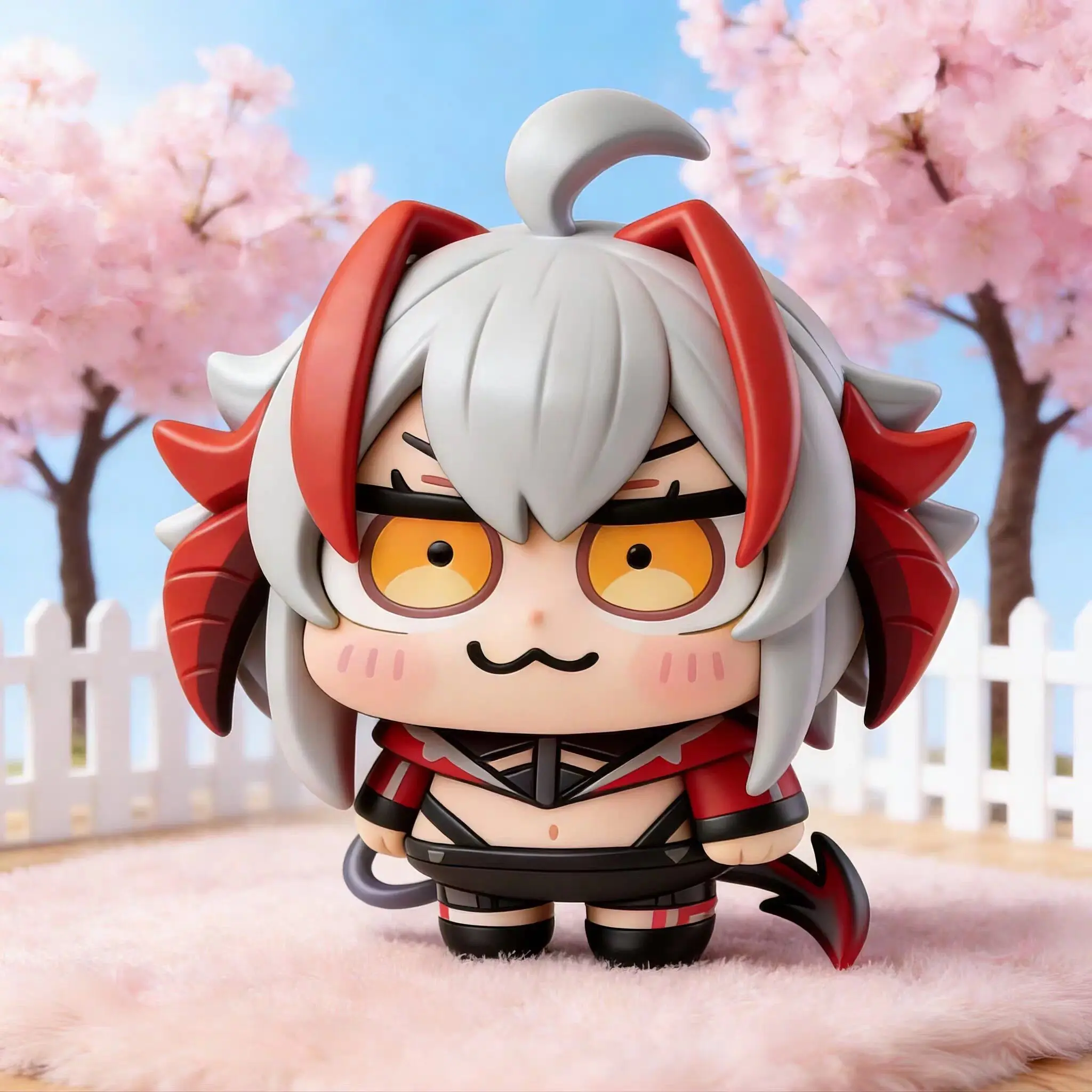 "Tomorrow Ark Q-version Weiwei Meimei Wishdale W model fashionable toy figurine gk beautiful girl statue merchandise"