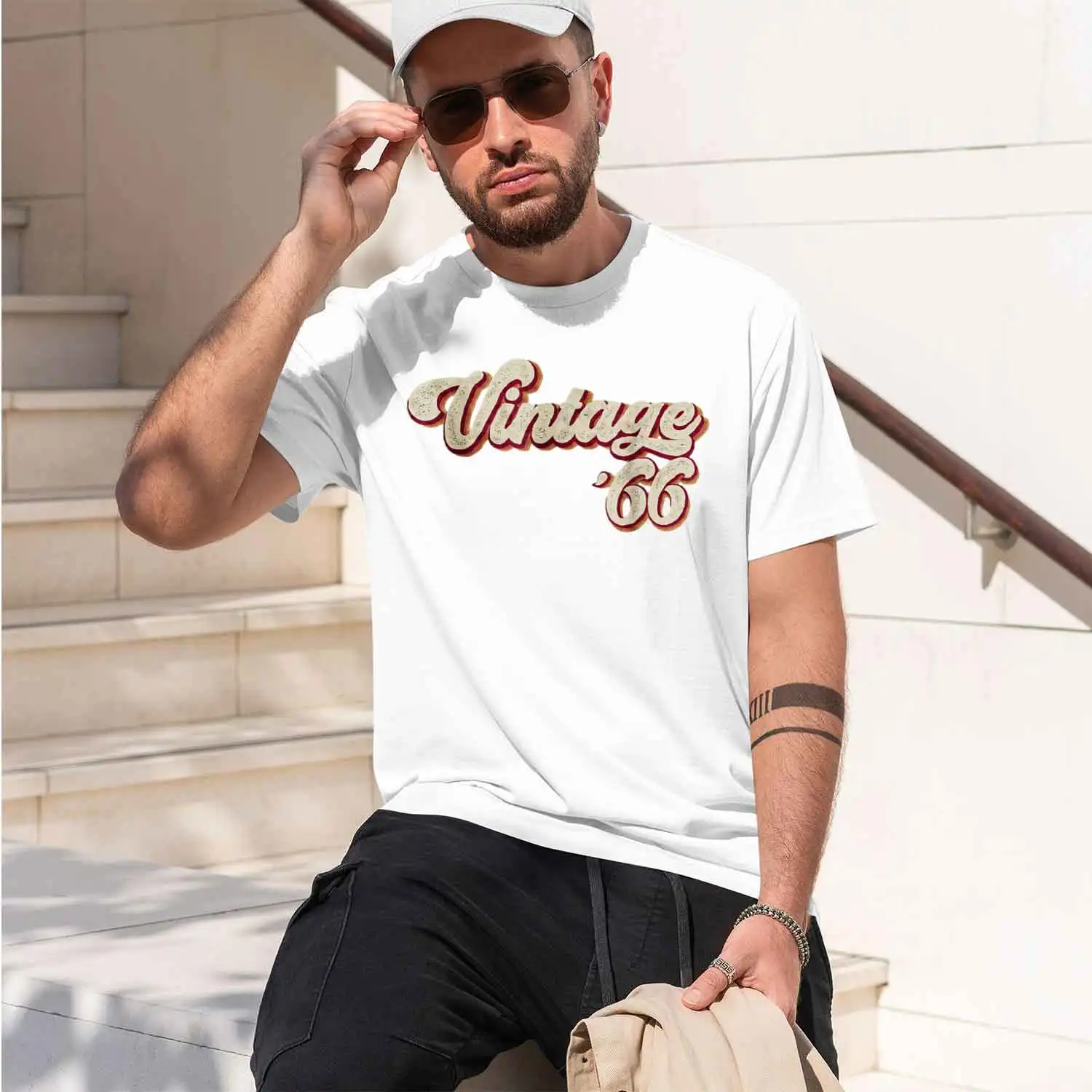 Vintage 1966 Retro set Cl 60-Year-Old 60th Birthday T-Shirt Casl Cotton Vintage Clothes Camiseta Streetwear 2026 New Model Men’s