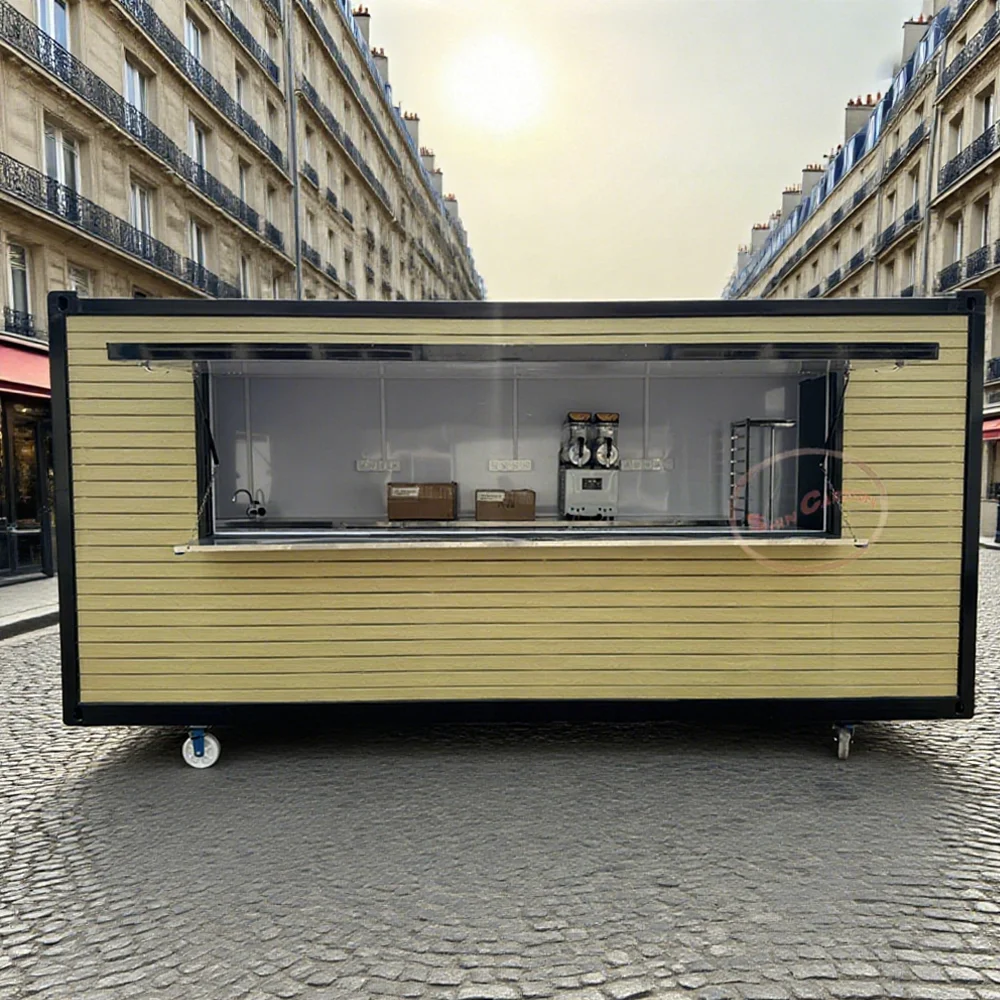 

Vintage Fashion Stainless Steel Food Truck Kitchen Equipment Trailer Customizable Mobile Kitchen from China Food Kiosk