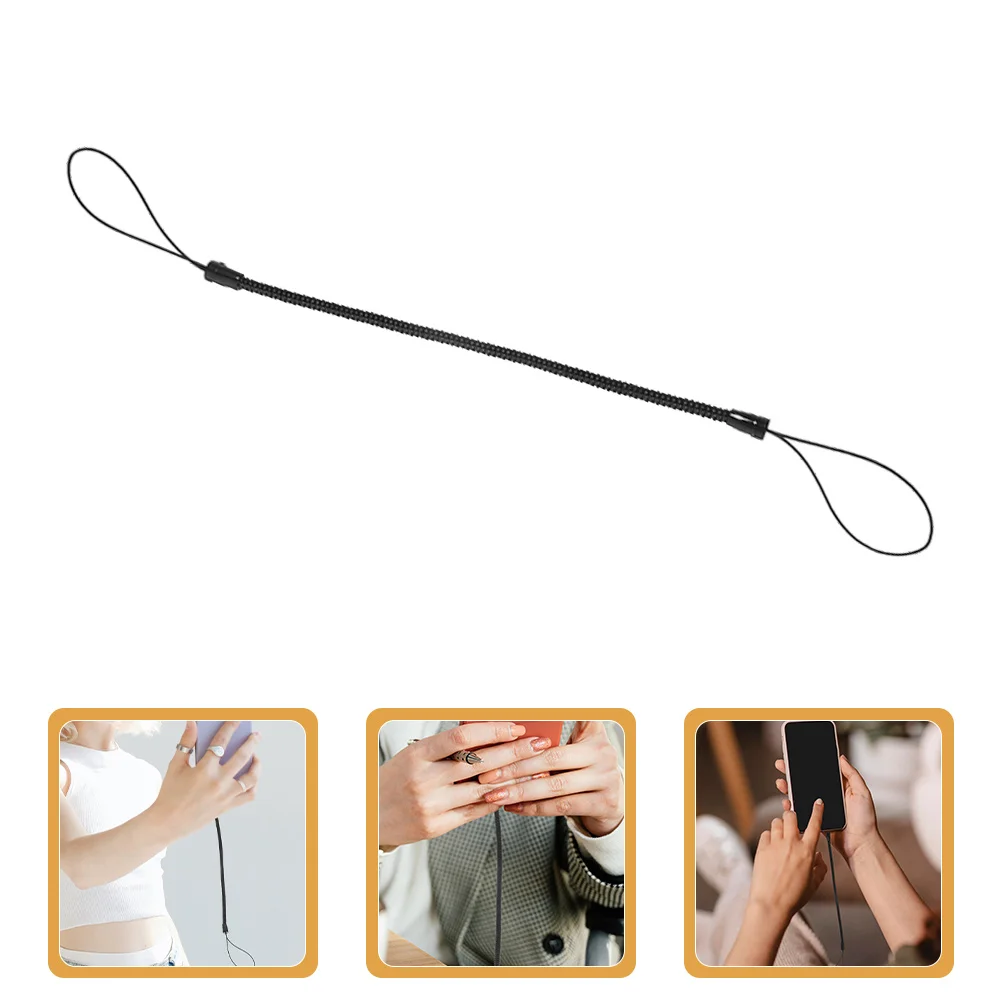 

15 Pcs Telescopic Spring Rope Daily Use Anti Lost Lanyard Pen Strap Pencil for Women Metal Trinket Clip Mobile Phone Straps