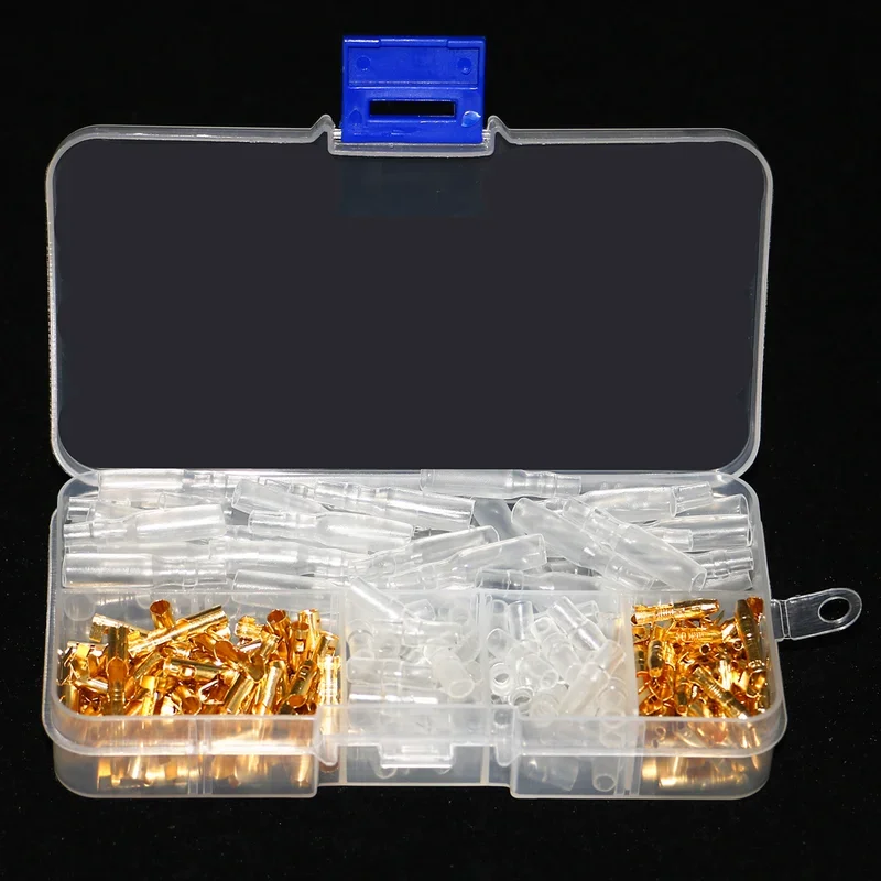 120pcs 3.5MM Male-female Connection Terminal With Insulating Cover Fast Wire Connector and Assorted kit set