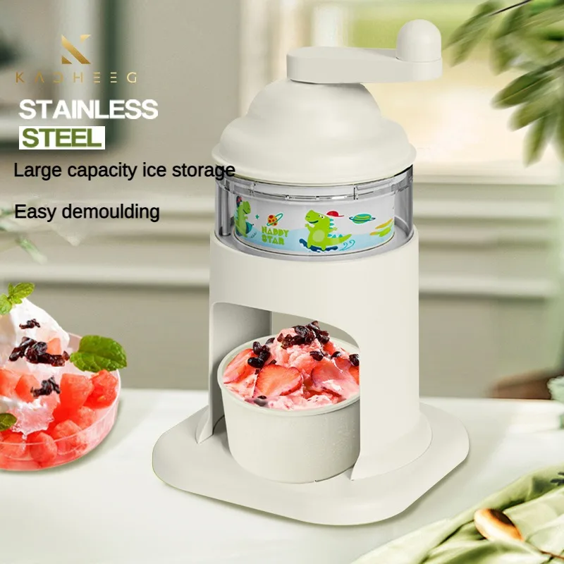 Ice shaver household manual sponge ice making machine small hail  machine ice shader hand crusher