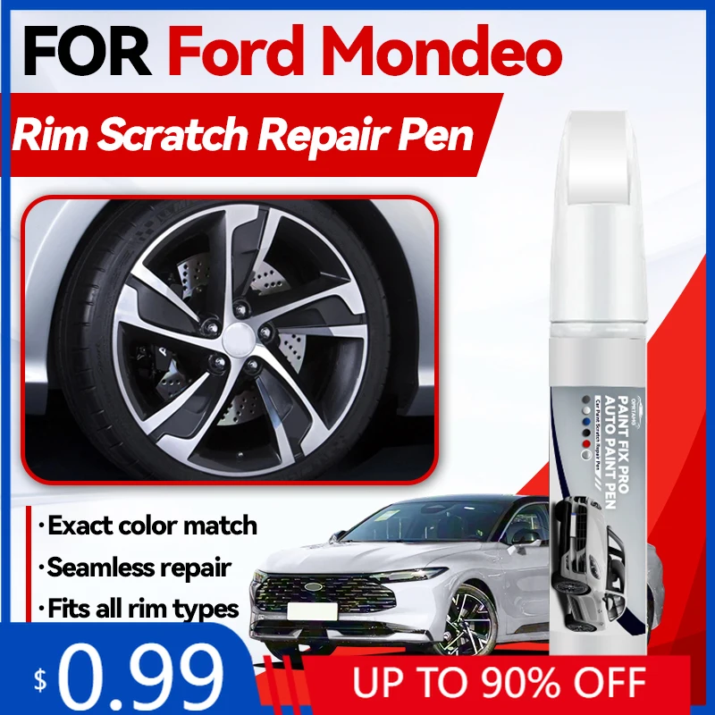 

Карандаш-краска для ремонта колесных дисков Ford Mondeo 2000-2025 (CD334, CD391, CD541), черный, белый UM JAYC