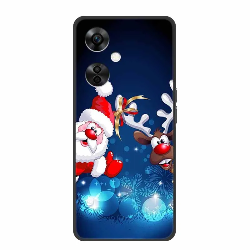 Christmas Phone Cases For OnePlus Nord CE 3 Lite 5G Case Silicone Soft Cover For 1+Nord CE3 1+Nord N30 5G Cute Santa Claus Shell