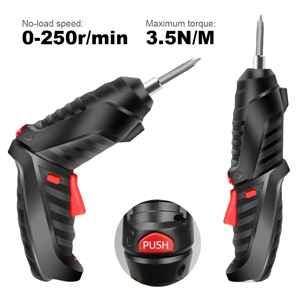 

3.6V Portable Screwdriver 1800mAh Battery Rechargeable Electric Power Screwdriver Set Automatic Screw Driver Kit Power Tools Set