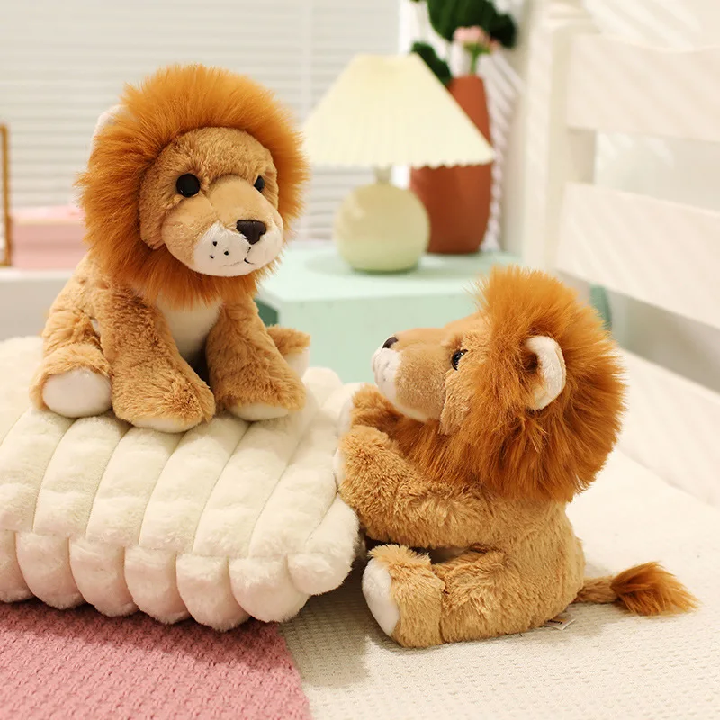 

23cm Cute Little Lion Plush Toy Stuffed Animal Doll Graduation Season Gift Super Soft Adorable Cuddly Companion Decor