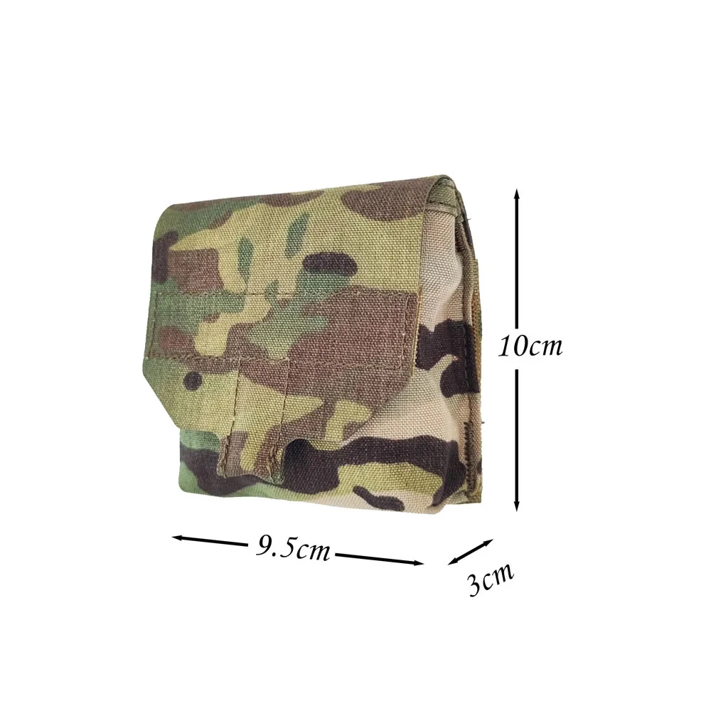 Outdoor Molle Bracelet Handcuff Pouch Sundries Bag Multifunctional Camouflage Waist Belt Bag