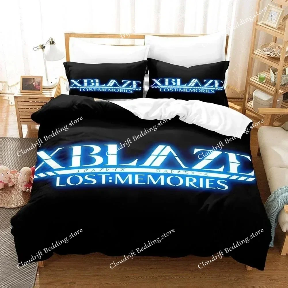XBLAZE Lost Memories Bedding Set Single Twin Full Queen King Size Bed Set Adult Kid Bedroom Duvet Cover Sets 3d Anime Bed Sheet0