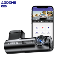 AZDOME M300 Dash Cam 1296P Car DVR Voice Control  WiFi Dashcams Hidden Car Camera Night Vision G-Sensor 24H Parking Monitor