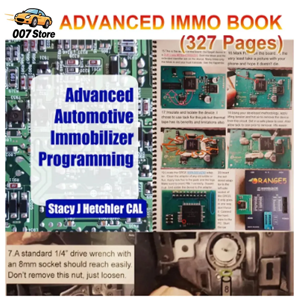 2026 Advanced IMMO BOOK Automotive Immobilizer Programming 327 Pages PDF - Diagnose Repair Car Control Box ECU Teaching Guide