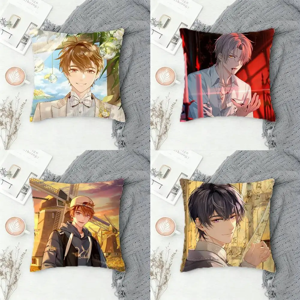 

T-Tears of Themis Double-sided Printed Square Pillow Cover Decorative Cushion Cover for Sofa Bedroom Bedside