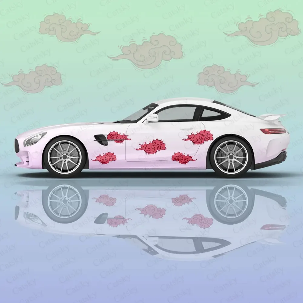 Chinese Cloud Art Design Car Body Stickers Itasha Vinyl Car Side Decal Sticker Car Body Sticker Car Decor Stickers