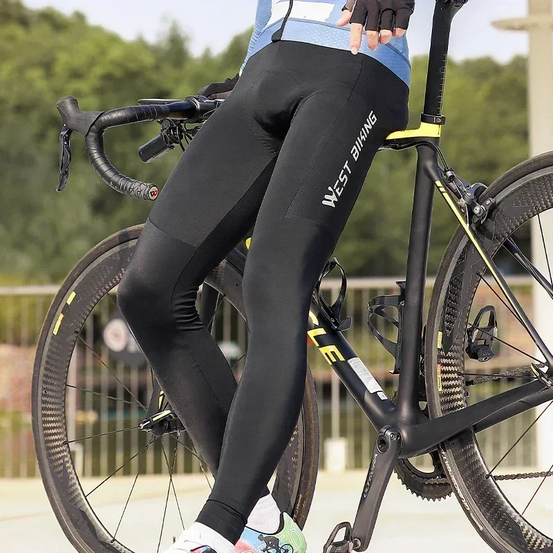 

WEST BIKING мужские велосипедные брюки с подкладкой MTB шоссейный велосипед брюки эндуро спортивные компрессионные колготки весенне-осенняя одежда для велоспорта