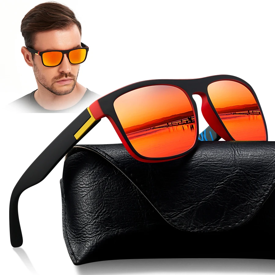 14-teiliges Set Modische Vintage Bunte Deko-Sonnenbrillen für Männer und Frauen, Luxus-Marken-Designer-Sonnenbrillen zum Angeln und Autofahren – Detail 1