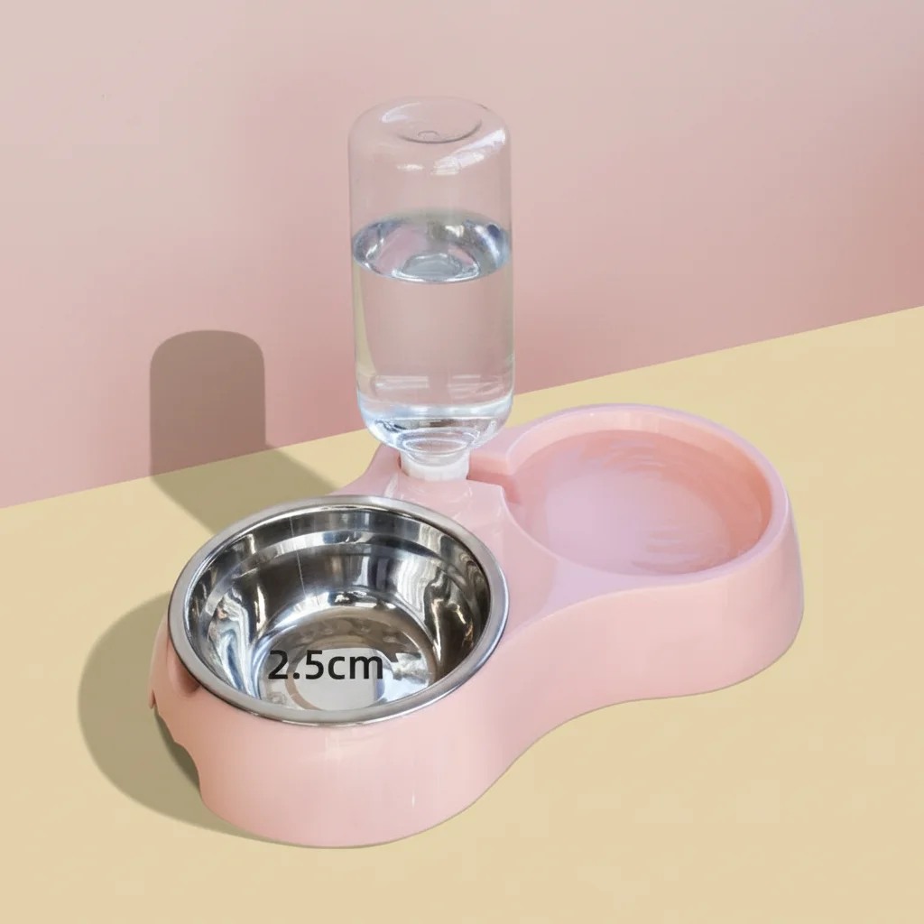Food Grade ABS Automatic Pet Feeder Water Dispenser Combo Smart Timer Portion Control Circulating Filter for Cats Small Dogs