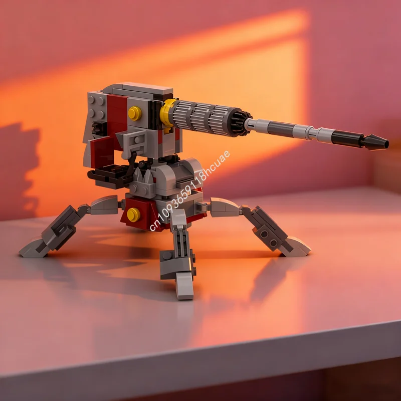 

160 шт. MOC AV 7 Cannon Upgrade Star Battle Модель Строительные блоки DIY Идея Образовательный кирпич Рождественские подарки Детские игрушки на день рождения